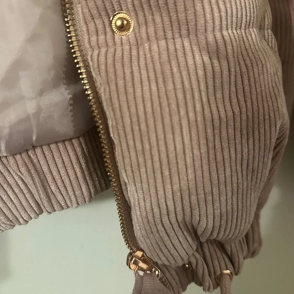 Cover Your Tracks Puffer Jacket- Mauve - Picture 6 of 7